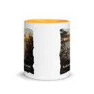 Psalm 46:10 Bible Verse, Sunset Glory Mug Color Inside