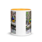 Matt 6:26, Gouldian Finches, He'll Care for You Mug Color Inside