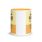 Heb 4:12 - Bible Verse, living and active White Ceramic Mug with Color Inside