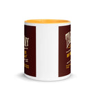 Matt 11:29-30 - Bible Verse, learn from me White Ceramic Mug with Color Inside