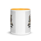 1 John 4:8 - Bible Verse, God is Love White Ceramic Mug with Color Inside