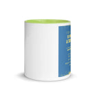 Isaiah 9:6 - Bible Verse, Mighty God White Ceramic Mug with Color Inside