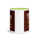 Matt 11:29-30 - Bible Verse, learn from me White Ceramic Mug with Color Inside