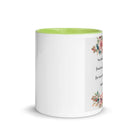 Jeremiah 29:13 - Bible Verse, seek me White Ceramic Mug with Color Inside