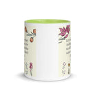 Galatians 6:9 - Bible Verse, in doing good White Ceramic Mug with Color Inside