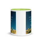 James 4:8 Bible Verse, near to you White Ceramic Mug with Color Inside