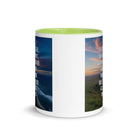 John 14:26 Bible Verse will teach White Ceramic Mug with Color Inside