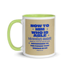 Eph 3:20 - Bible Verse, power in us White Ceramic Mug with Color Inside