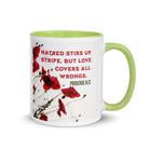 Prov 10:12 - Bible Verse, Love Covers All Mug Color Inside