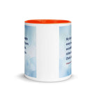 Phil 4:19 - Bible Verse, God will supply White Ceramic Mug with Color Inside