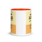 Heb 4:12 - Bible Verse, living and active White Ceramic Mug with Color Inside