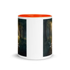 John 14:6 Bible Verse I Am White Ceramic Mug with Color Inside