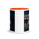 John 14:6 Bible Verse The Father White Ceramic Mug with Color Inside