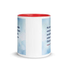 Phil 4:19 - Bible Verse, God will supply White Ceramic Mug with Color Inside