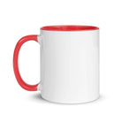 Jeremiah 29:13 - Bible Verse, seek me White Ceramic Mug with Color Inside