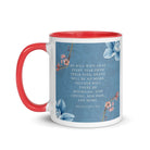 Revelation 21:4 Bible Verse, every tear White Ceramic Mug with Color Inside