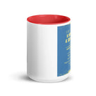 Isaiah 9:6 - Bible Verse, Mighty God White Ceramic Mug with Color Inside