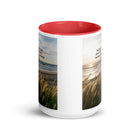 John 14:26 Bible Verse in my name White Ceramic Mug with Color Inside