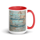 Psalm 34:18 - Bible Verse, The LORD is Near Mug Color Inside