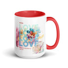 1 John 4:19 - Bible Verse, We Love Him Mug Color Inside