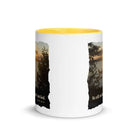 Psalm 46:10 Bible Verse, Sunset Glory Mug Color Inside