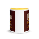 Matt 11:29-30 - Bible Verse, learn from me White Ceramic Mug with Color Inside