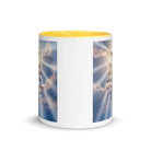 John 14:26 Bible Verse Father White Ceramic Mug with Color Inside