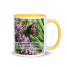 2 Cor. 5:17 Bible Verse, Butterfly Mug Color Inside