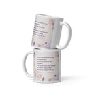 Isaiah 53:5 - Bible Verse, by his wounds White Glossy Mug