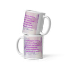 Phil 4:6 - Bible Verse, Prayer and Petition White Glossy Mug