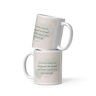 Galatians 6:9 - Bible Verse, not be weary White Glossy Mug