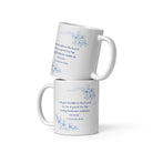 1 Chronicles 16:34 Bible Verse, to the Lord White Glossy Mug