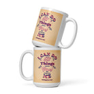 Phil 4:13 - Bible Verse, Christ Strengthens Me White Mug