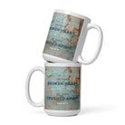 Psalm 34:18 - Bible Verse, The LORD is Near White Mug