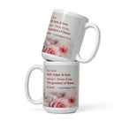 1 Cor 13:13 - Bible Verse, The Greatest is Love White Mug