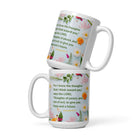 Jer 29:11 - Bible Verse, to give you hope White Glossy Mug