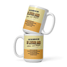 Heb 4:12 - Bible Verse, living and active White Glossy Mug