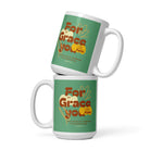 Eph 2:8 - Bible Verse, for by grace White Glossy Mug