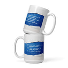 Galatians 6:9 - Bible Verse, we will reap White Glossy Mug