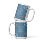 Revelation 21:4 Bible Verse, every tear White Glossy Mug