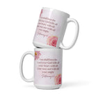 Deuteronomy 6:5 Bible Verse, the Lord White Glossy Mug