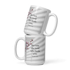 Exodus 15:26 Bible Verse, diligently listen White Glossy Mug