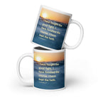 2 Tim 4:7 - Bible Verse, kept the faith White Glossy Mug