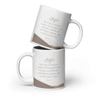 James 1:5 Bible Verse, ask of God White Glossy Mug