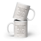 Joshua 1:9 Bible Verse, Be strong White Glossy Mug