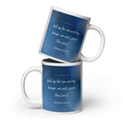 Joshua 24:15 Bible Verse, choose today White Glossy Mug